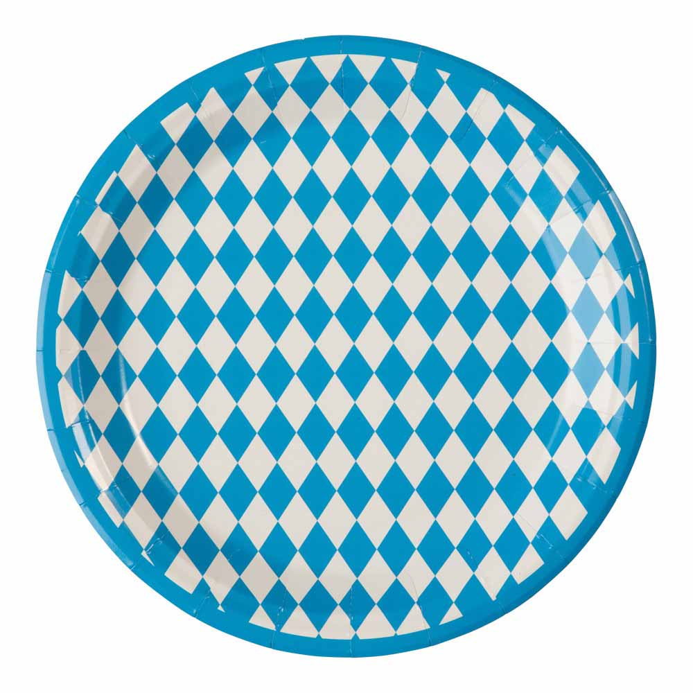 Oktoberfest Paptallerkner - 6 stk. Ternet Design til Festen