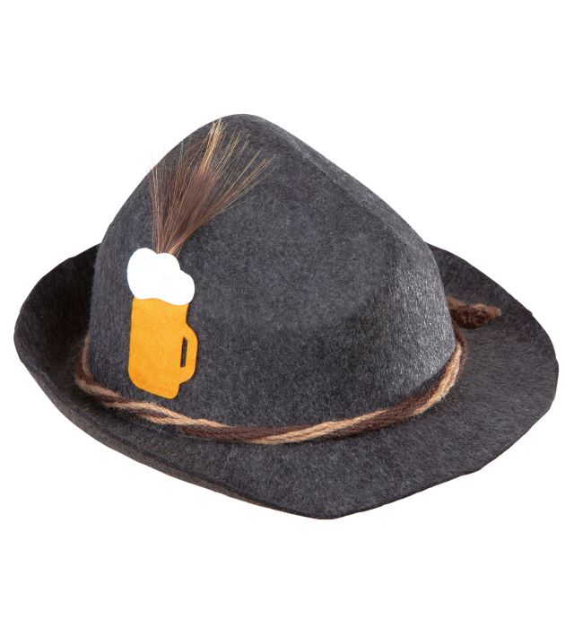 Grå Tyrolerhat til Oktoberfest - Festligheder venter!
