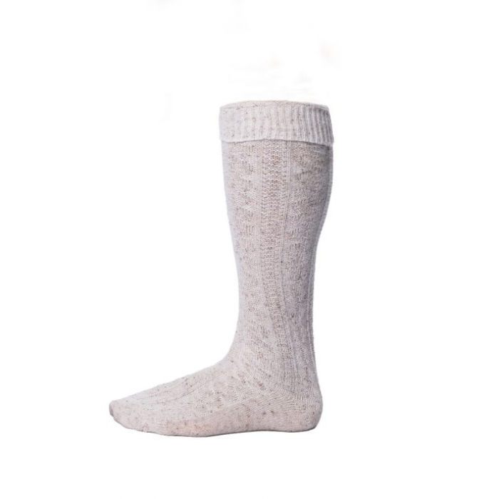 Oktoberfest Tyroler Knæstrømper Deluxe Beige