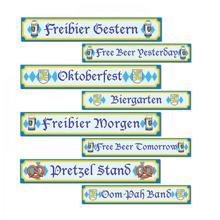 Oktoberfest Vejskilte – Festlige Dekorationer til Fejringen