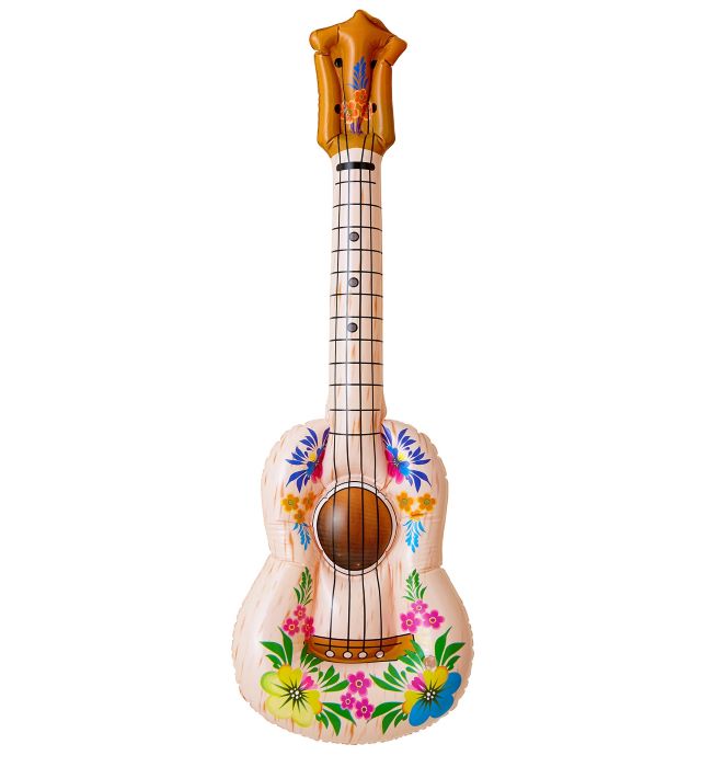 Oppustelig Hawaii Hula Guitar - Festlig sjov til alle!