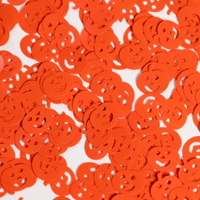 Orange Græskar Bordkonfetti 14