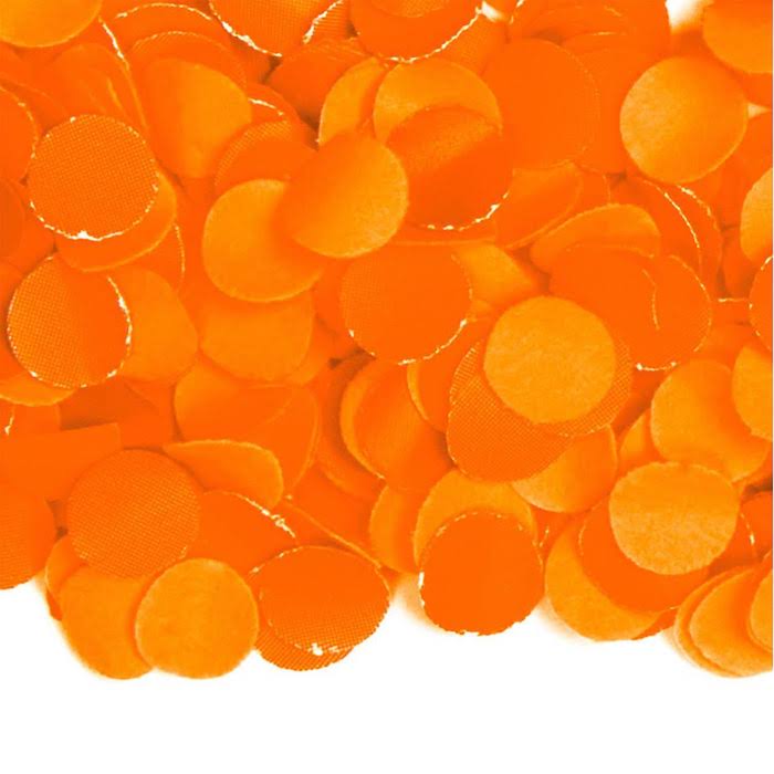 Orange Løs Konfetti – Perfekt til Festlige Begivenheder!