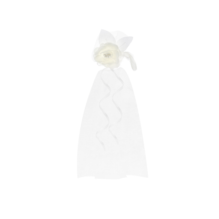 Organza Rosette Sløjfer til Bryllup - Elegant Deko Set