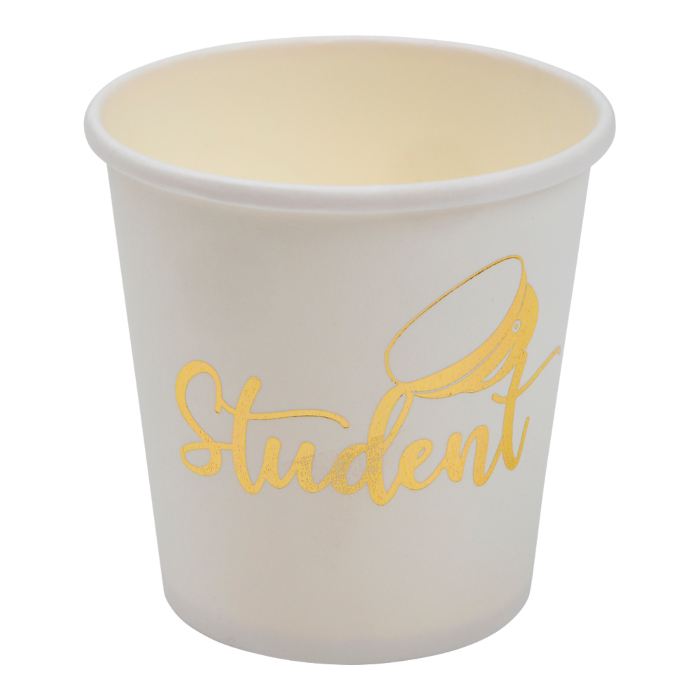 Papkrus med Guld Student Motiv - Perfekt til Fejring!