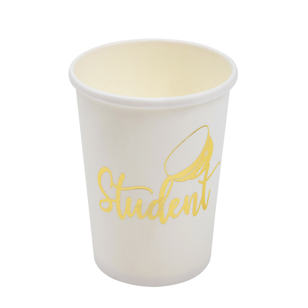 Guldmetallic Papkrus til Studenterfest – 8 stk. Elegance!