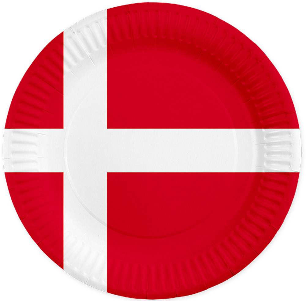 Paptallerkner Danmark   Stk