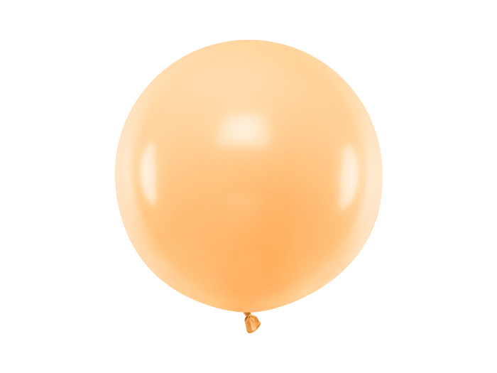Pastel Fersken Ballon 60 cm til Festlige Begivenheder
