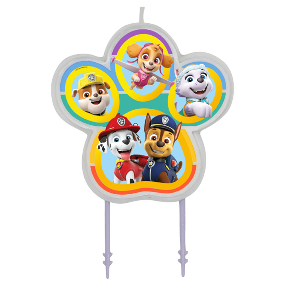 Paw Patrol Fødselsdagskagelys med Skye og Everest