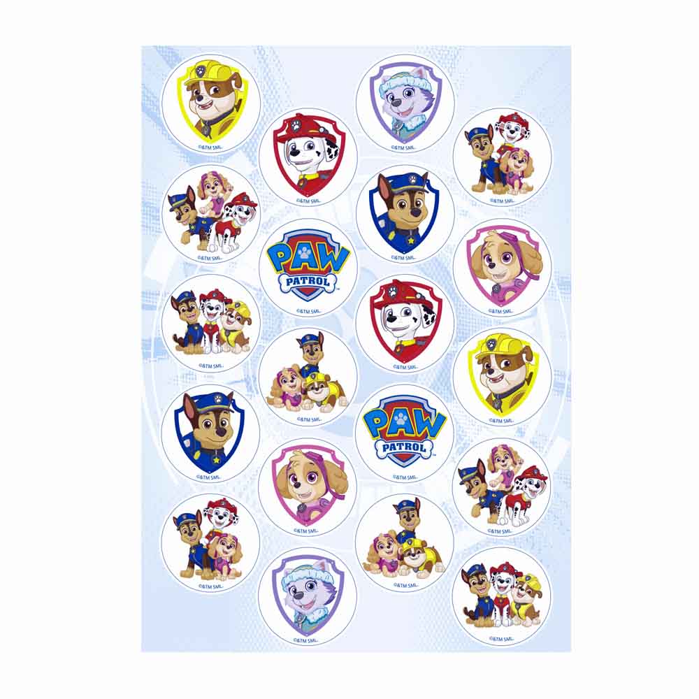 Paw Patrol Mini Kagebilleder 20 Stk  Sukkerfri