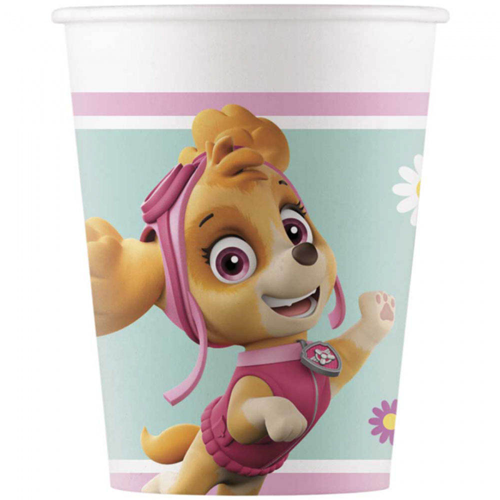 Paw Patrol Papkrus med Skye og Everest – 8 stk. til fest!