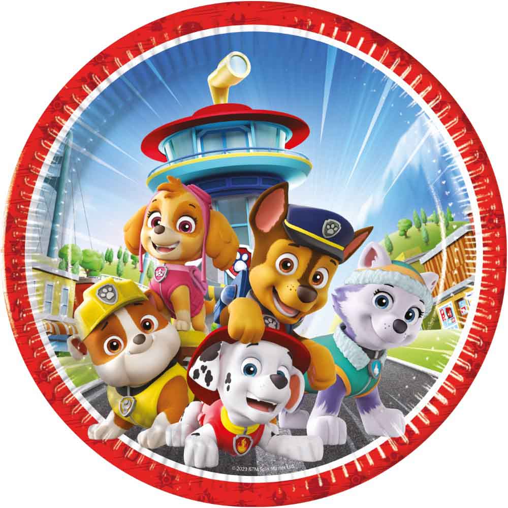 Paw Patrol Paptallerkner – Perfekte til Børnefødselsdag!