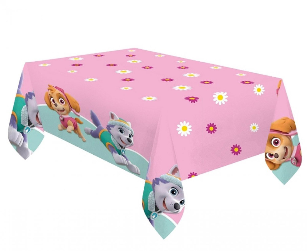 Paw Patrol Plastikdug med Skye og Everest til Fest