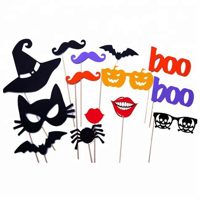 Halloween Foto Booth Rekvisitter – 30 sjove rekvisitter!