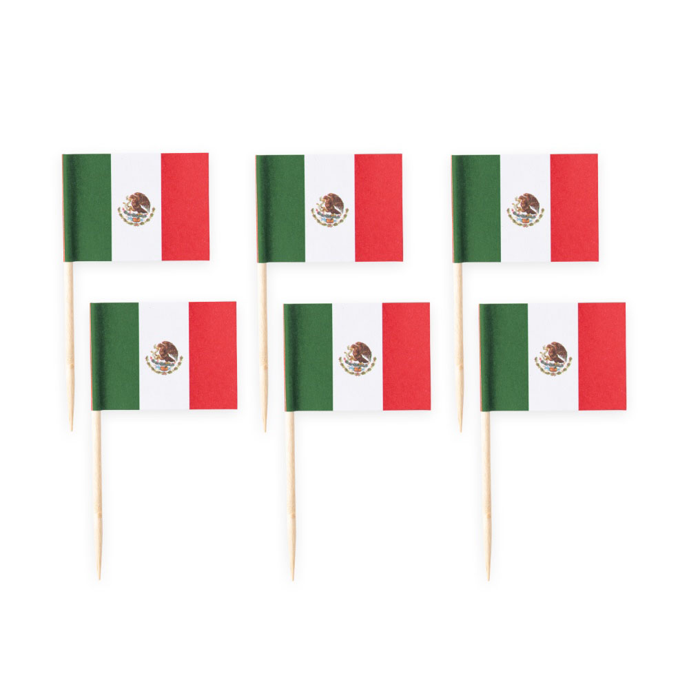 Mexicanske Pindeflag - 50 Stk Festlig Dekoration til Fester