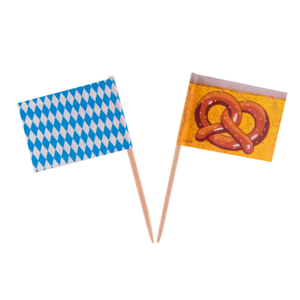 Oktoberfest Pindeflag - 50 Stk Festlige Dekorationer