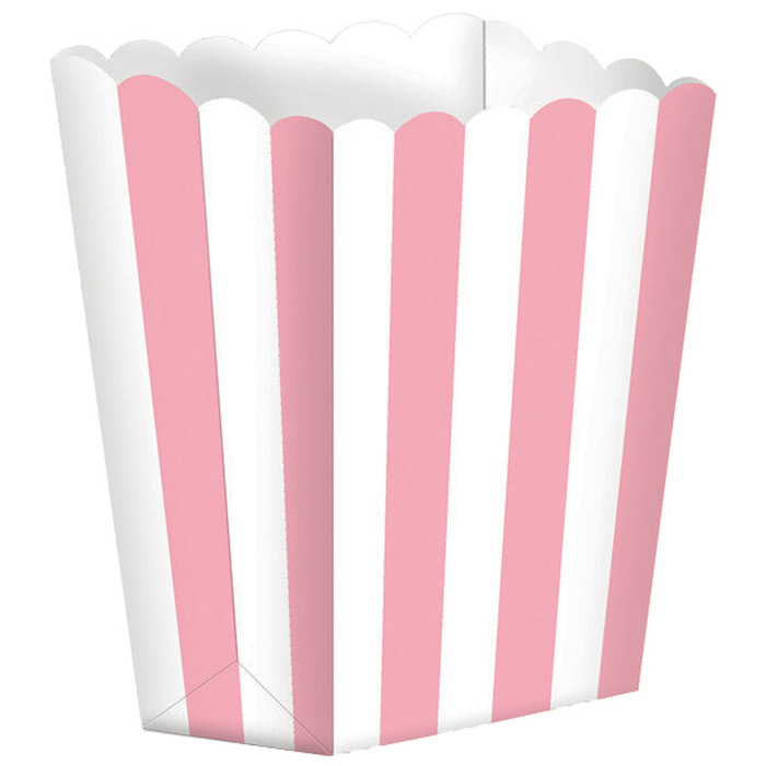 Pink Popcornbægre 5x til din fest - Skab unikke rammer!