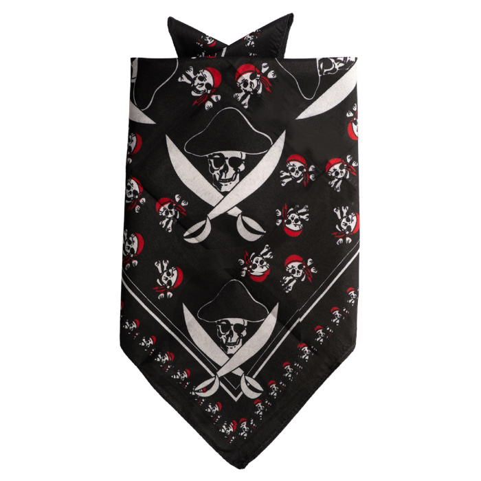 Sort Pirat Bandana - Perfekt til udklædning!