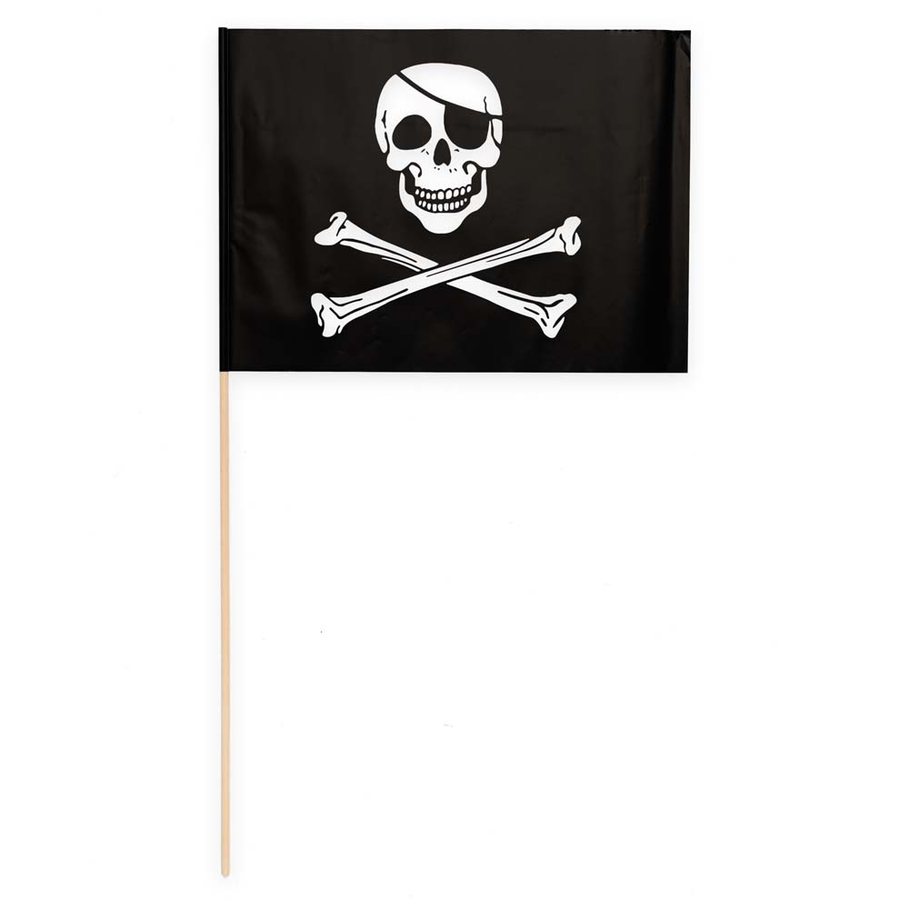 Piratflag på Pind – 10 Stk til Fantastisk Fest!
