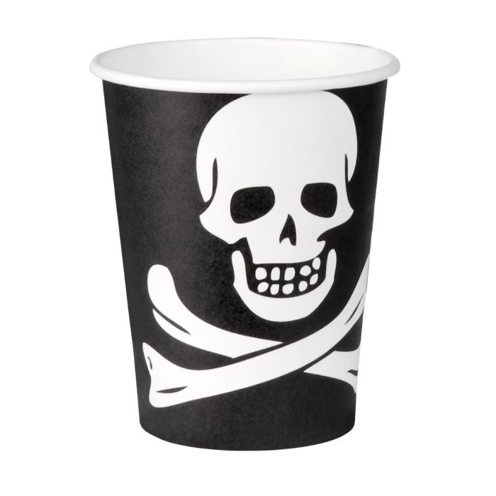 Piratkop med Dødningehoved - Perfekt til Temafest!