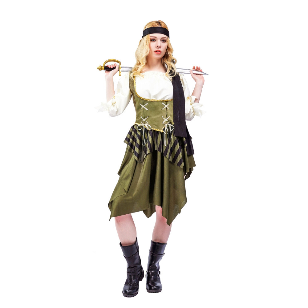 Pirat Kostume Dame One Size