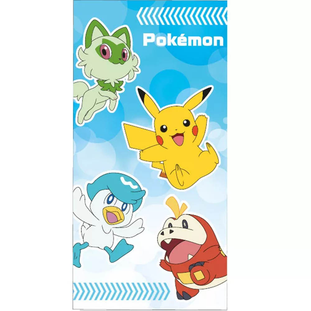 Farverigt Pokemon Badehåndklæde til Strand og Svømning!