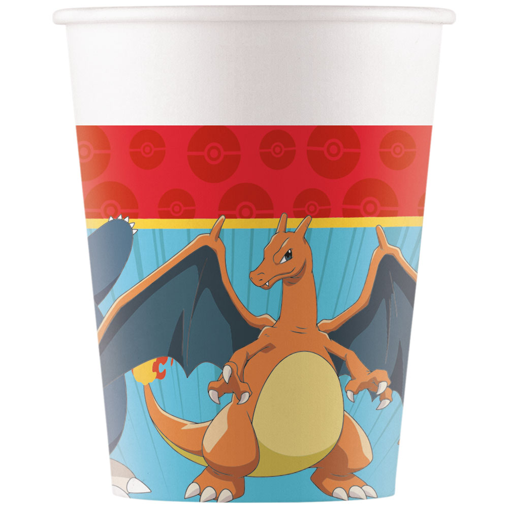Pokémon Charizard Papkrus – 8 stk til festlige begivenheder!