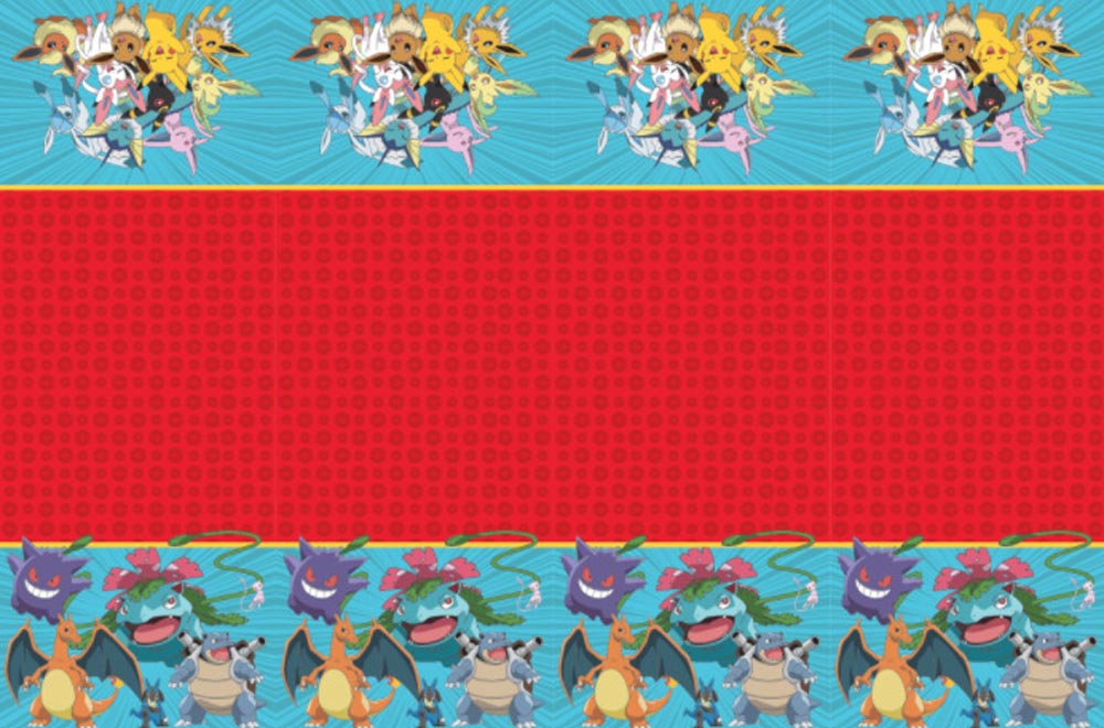 Pokemon Plastikdug 120x180