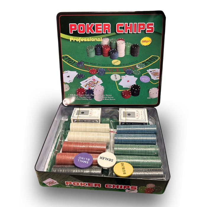Pokersæt med 500 Chips og Pokerdug – Fantastisk Tilbud!