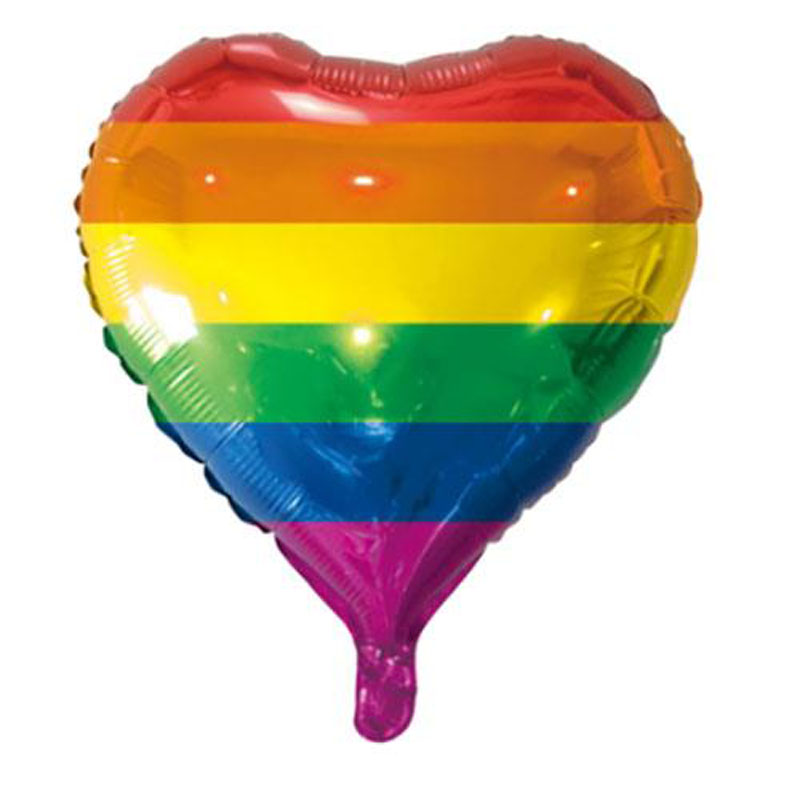 Pride Hjerte Folieballon – Fejr Kærlighed og Mangfoldighed