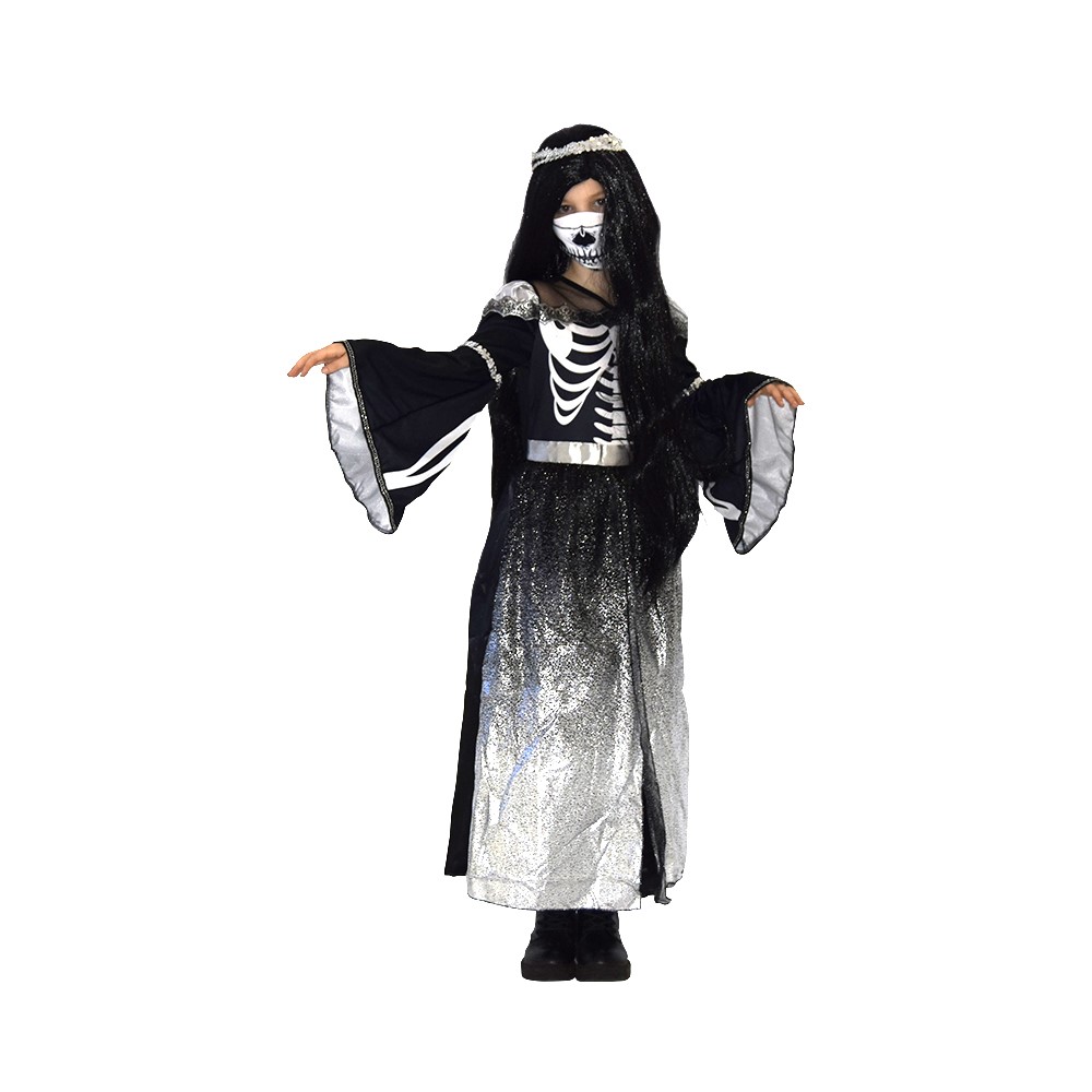 Prinsesse Skelet Halloween Kostume til Børn – Fantastisk Tilbud!