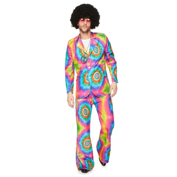 Psykedelisk Hippie Kostume til Festen - Farverig og Sjov!