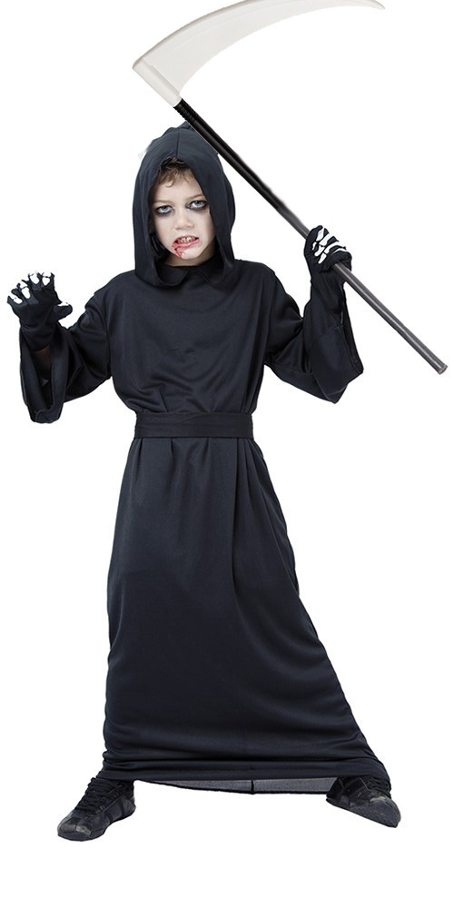 Skræmmende Døden Kostume til Børn – Halloween Tilbud!