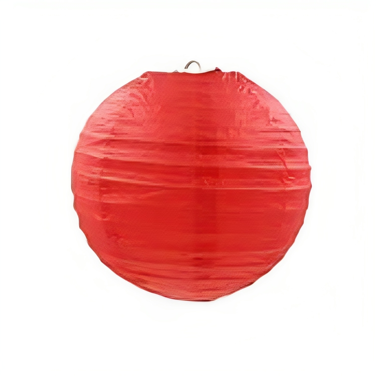 Rød Papir Lanterne 40 cm til Fest - Fantastisk Tilbud!