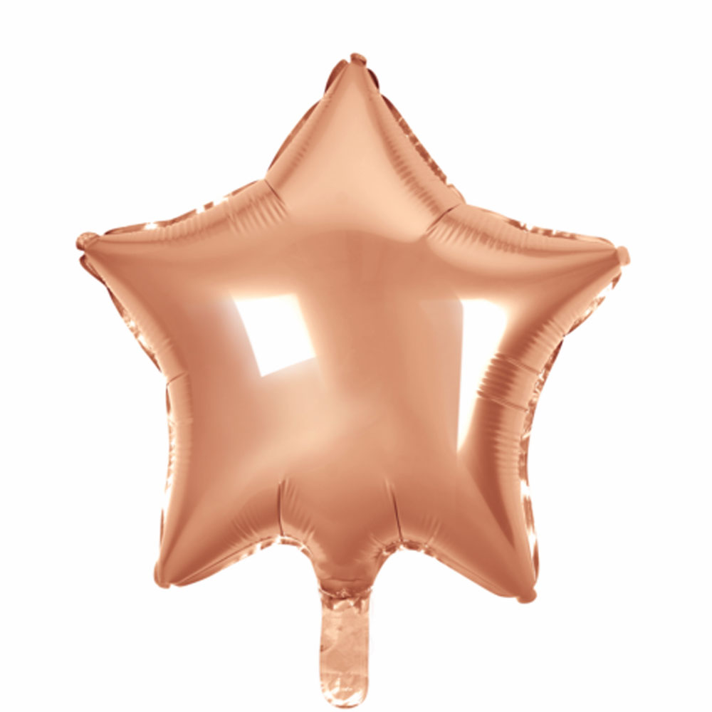 Rosenfarvet Stjerneballon – Perfekt til Festlige Anledninger!