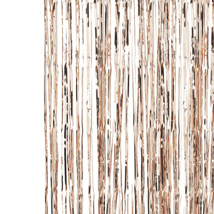Rose Gold Frynse Gardin - Perfekt til Festlige Anledninger