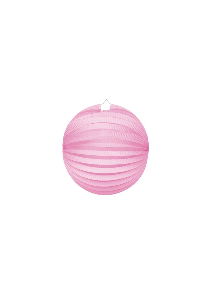 Rund Pink Papir Lanterne - Perfekt til Festen!