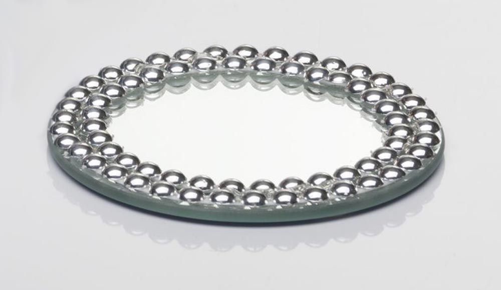 Elegant Rundt Deko Spejl – 12 cm til Festbordet
