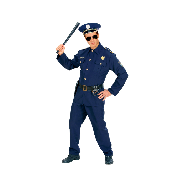 Sejt Politibetjent Kostume til Mænd - Perfekt til Fest!