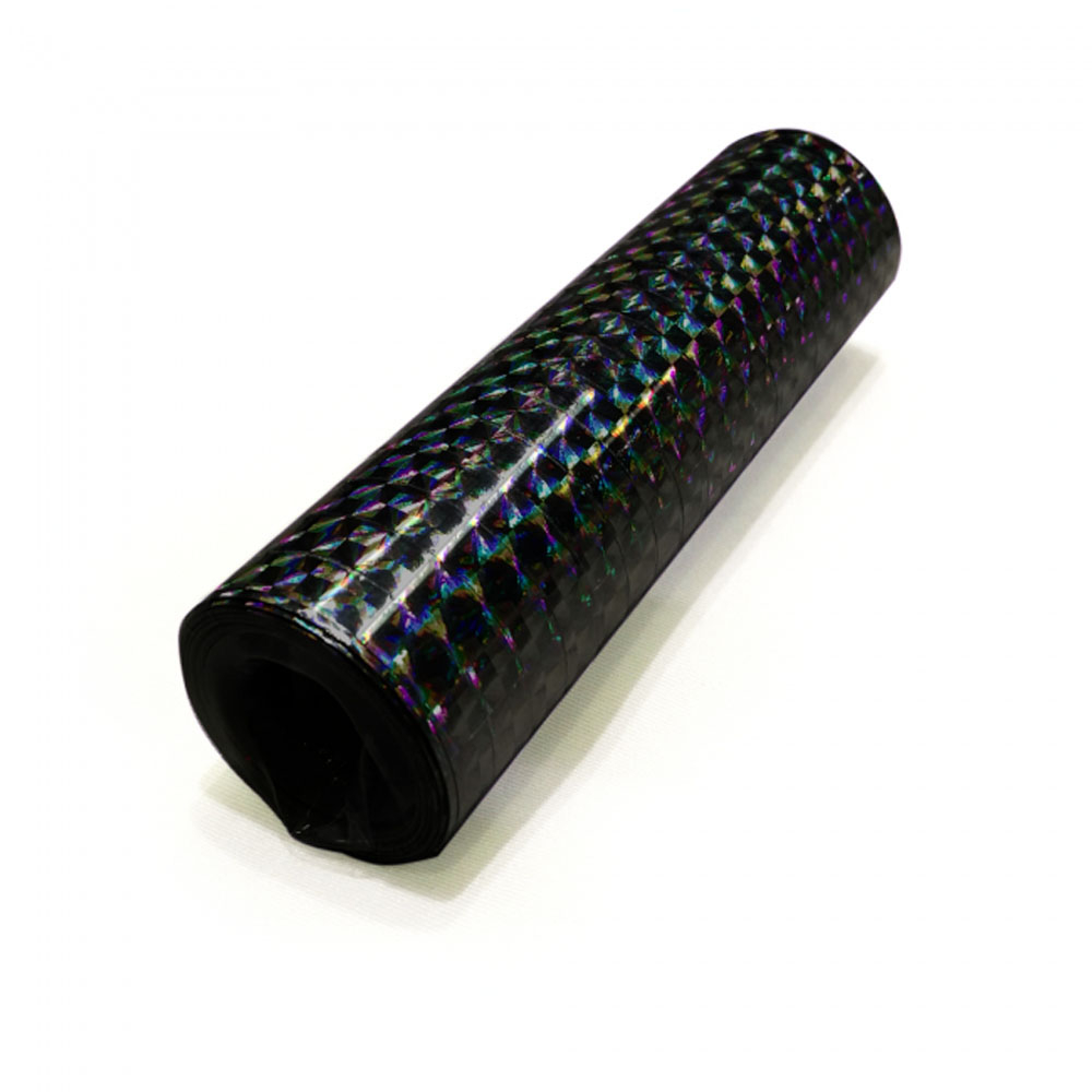 Holografiske Sorte Serpentiner – Festlig Dekoration Tilbud