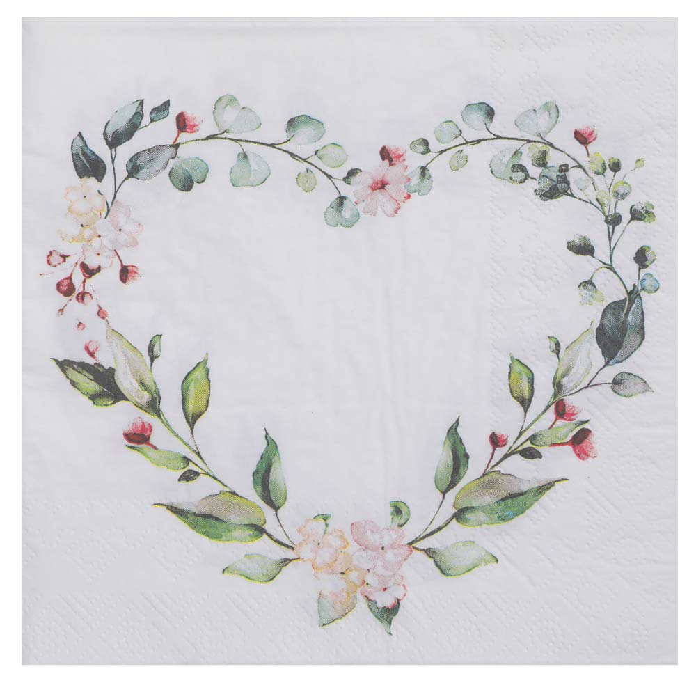 Romantiske Blomsterservietter – 20 Stk til Festlige Lejligheder