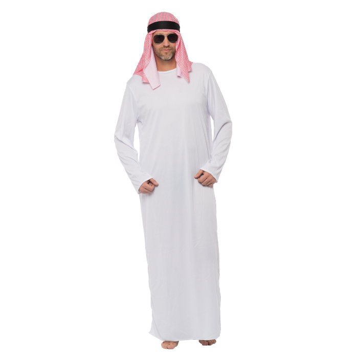 Sheikh Kostume One-size til Fest - Smart og Behageligt!