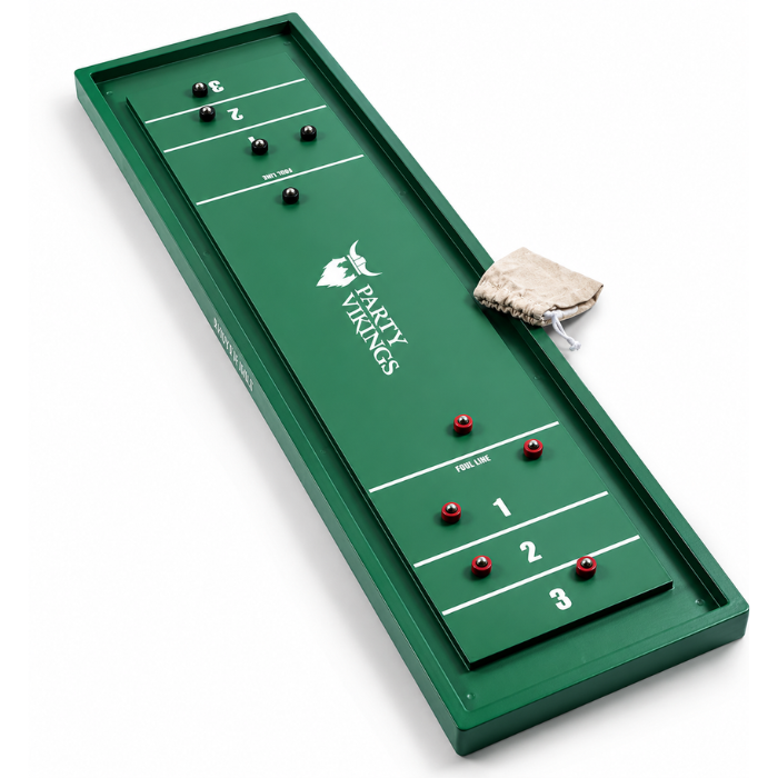 Shuffleboard Inkl Pose   10 Pucks 122x33   Partyvikings
