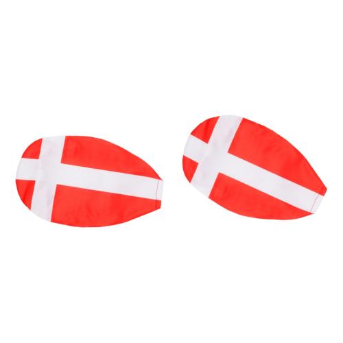 Sidespejl Cover Med Dannebrog   Stk