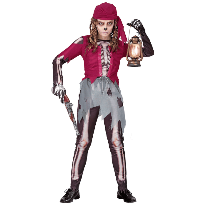 Skeletpirat Kostume til Børn - Fantastisk Halloween Tilbud!