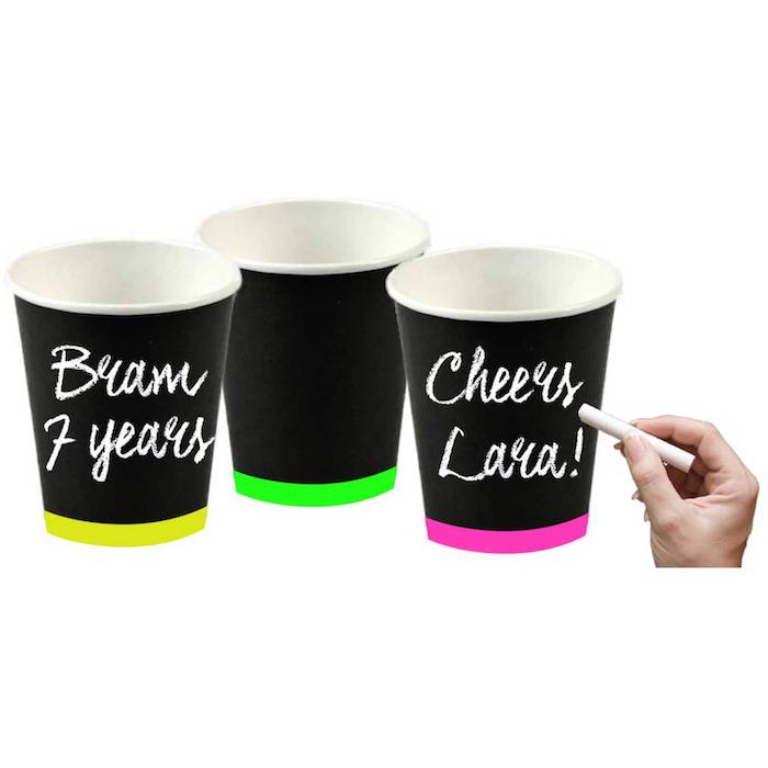 Skrivbare Papkrus til Fest - 6 stk. á 250 ml