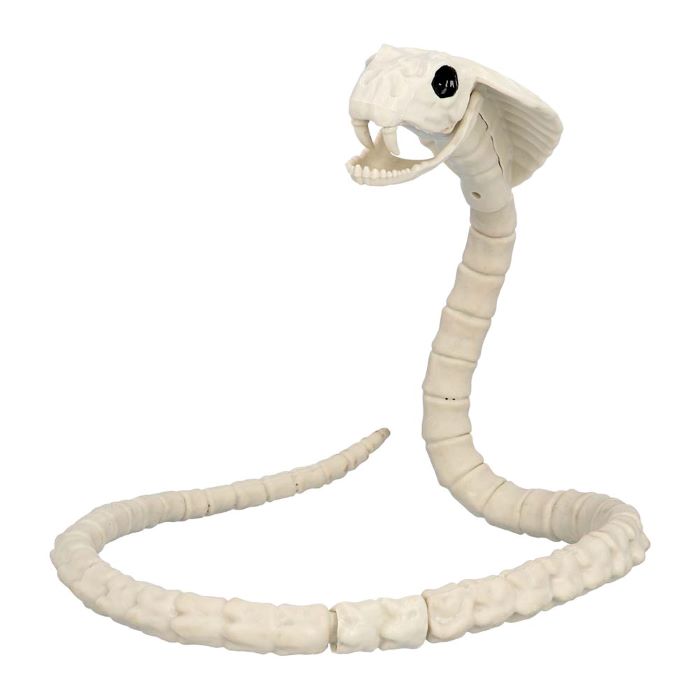 Slange Skelet Dekoration - Uhyggelig til Halloween Fest!