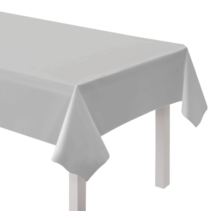 Sølv Papirs Dug 120x180 cm - Perfekt til Festlige Anledninger