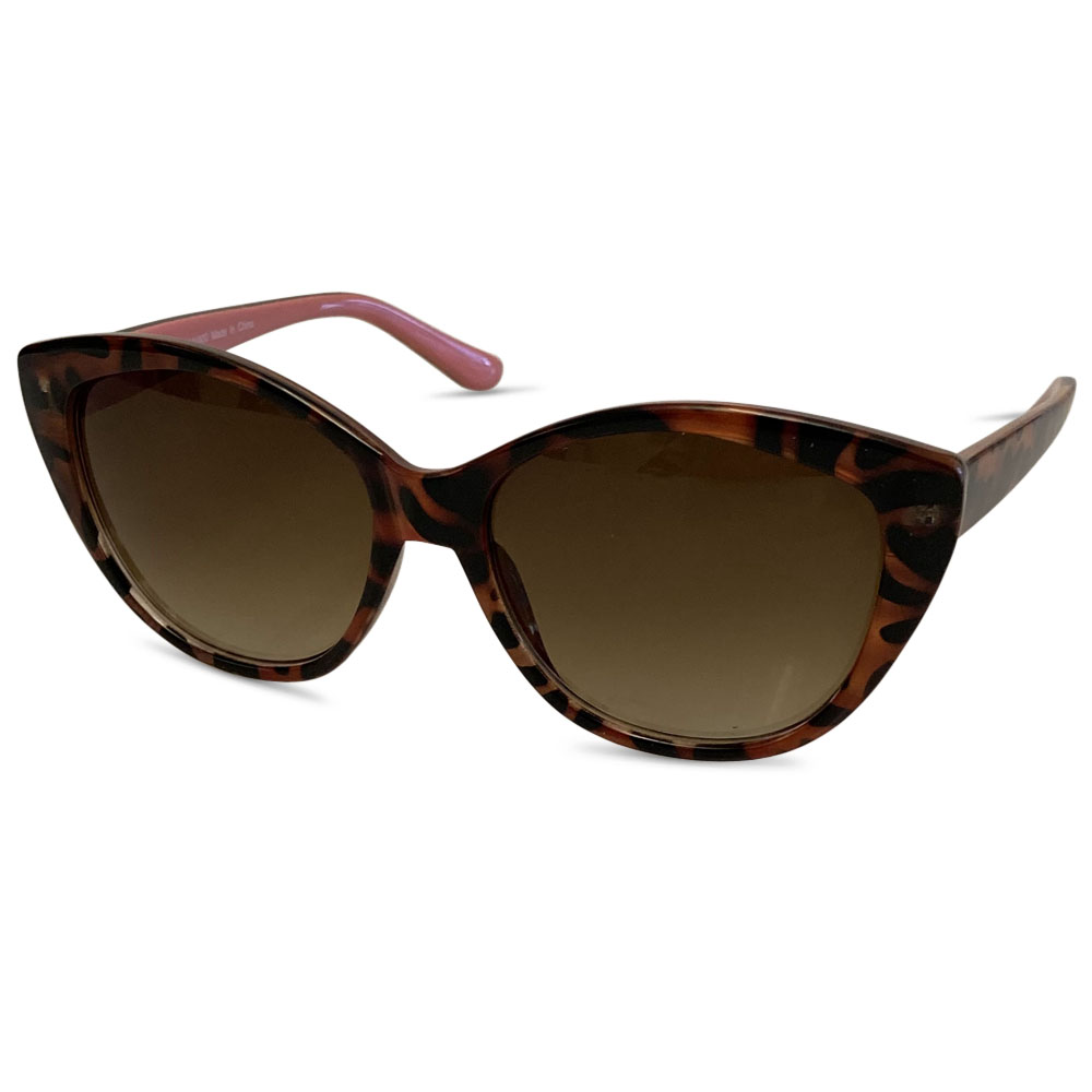 Cateye Solbrille "Carroll" i Brun – Uovertruffen Tilbud!