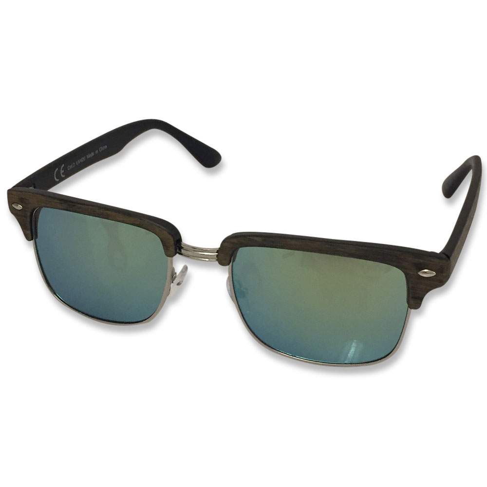 Clubmaster Solbrille "Gilbert" i Brun - Fantastisk Tilbud!